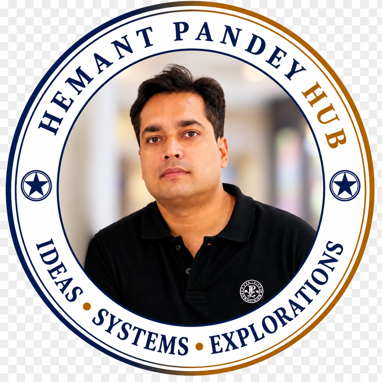Hemant Pandey Hub circular logo